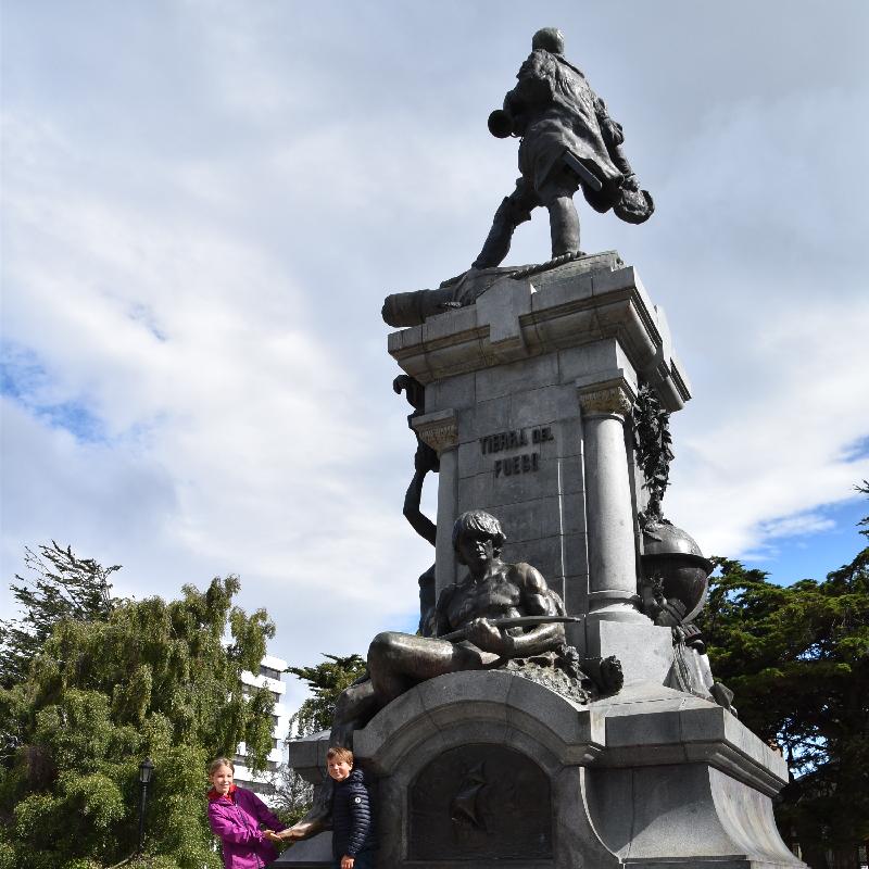 Punta Arenas : statue de Magellan